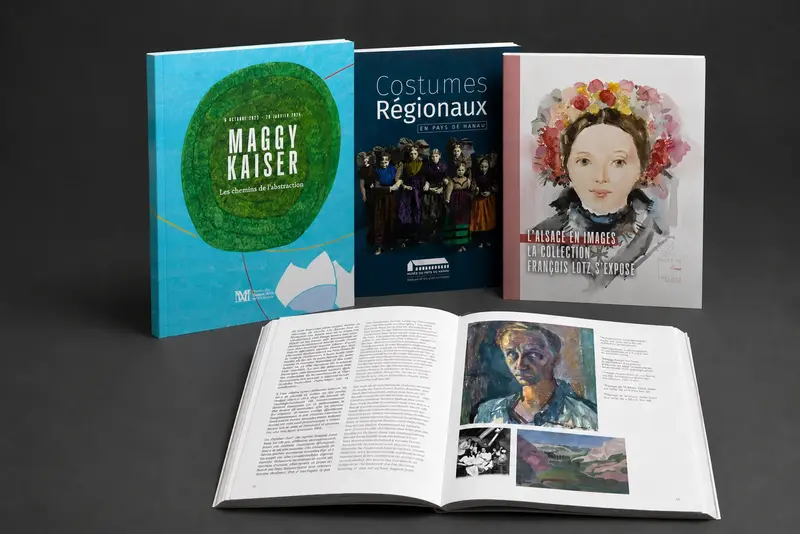 Beaux livres d'art — réalisation O’com, agence de communication à Strasbourg